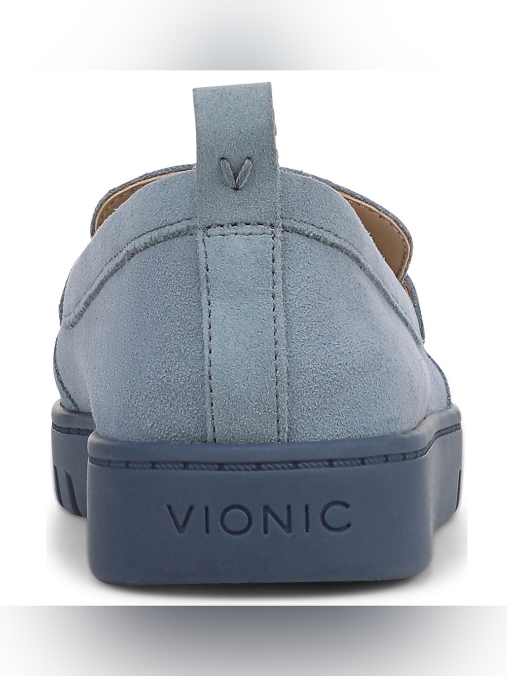 Vionic Women’s Light Blue Suede Penny Loafers Size 9 - Picture 4 of 16